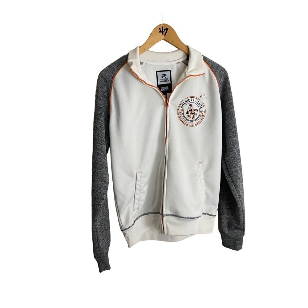 American Fighter Women's Graphic Full Zip Long Sleeve Jacket - Small